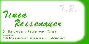 timea reisenauer business card